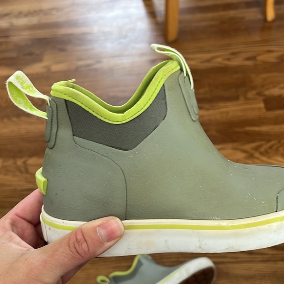 Rocky Kids Green and White Rain Boots - Picture 6 of 7